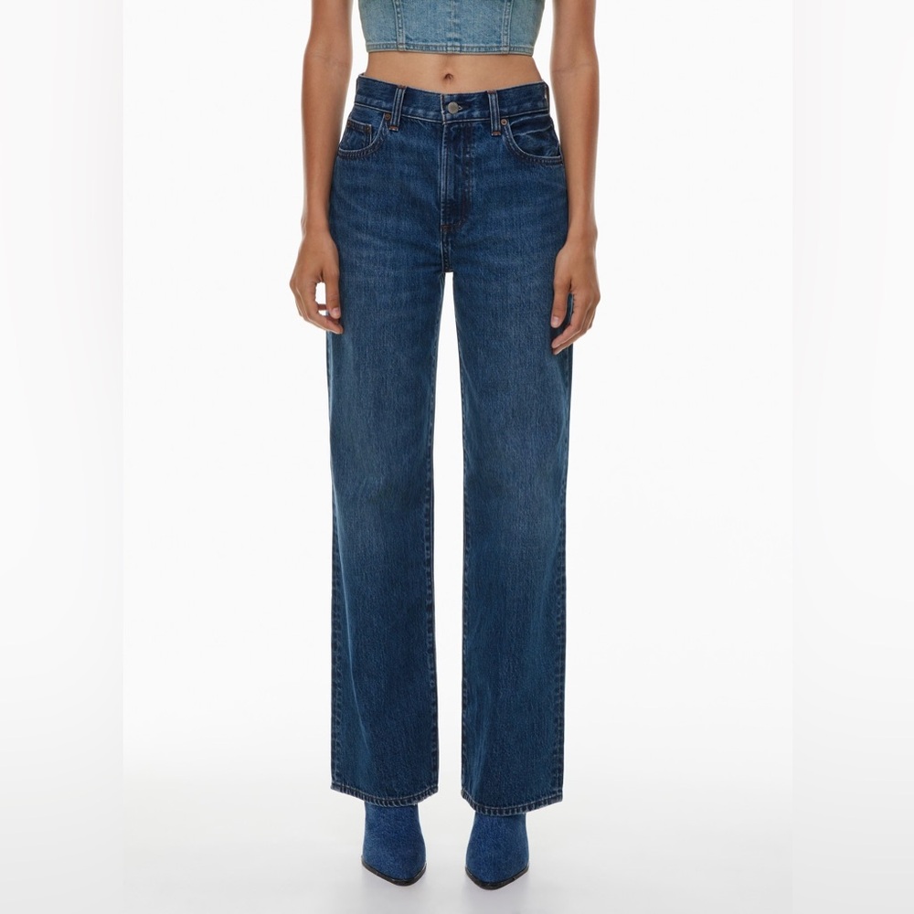 EUC Aritzia Denim Forum Farrah Wide Leg Jean